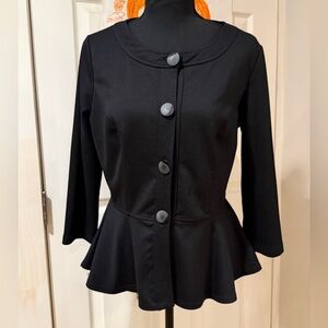 Spense Black Peplum Blazer Size Women’s
medium